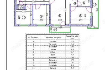 Apartament cu 4 camere semidecomandat în Vatra Luminoasă - 2