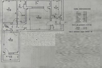 Apartament cu 3 camere semidecomandat, mobilat în Tineretului - 8