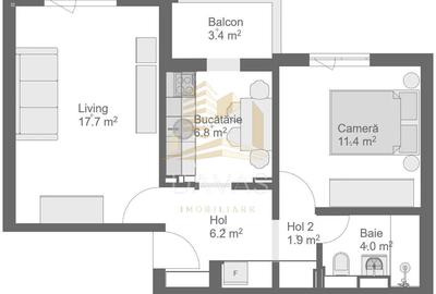 Apartament cu 2 camere decomandat, mobilat în Gheorgheni - 7
