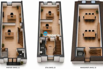 Apartament cu 3 camere decomandat în Central - 1