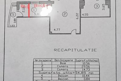 Apartament cu 2 camere semidecomandat în Berceni - 7