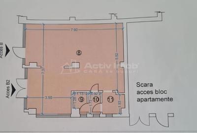 Spațiu comercial, de 54 mp, în Calea Aradului - 6