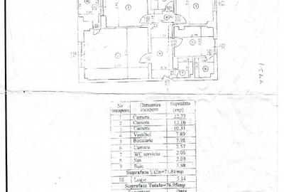 Apartament modernizat de 3 camere - locatie ultra-centrala - 14
