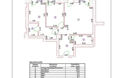 Apartament cu 3 camere decomandat în Băneasa - 19
