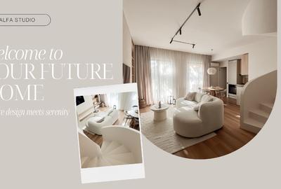 Apartament premium 2 camere tip duplex, design Japandi, terasă + parcare subtern - 1