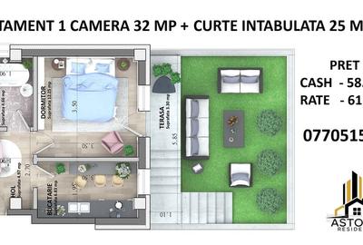 Garsonieră decomandată în Ciurea - 9