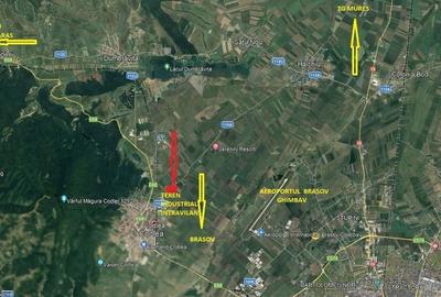 Teren intravilan industrial cu autorizație de construcție Codlea - 3