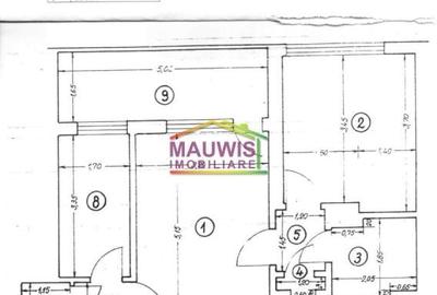 Apartament cu 2 camere semidecomandat în Mihai Bravu