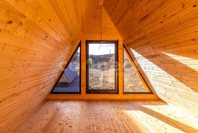 Cabana finisata A-Frame de vanzare | 1.537 mp teren | Muntele Rece I Finisel - 7