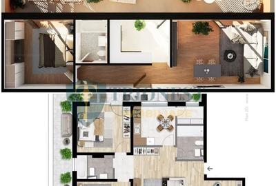 Apartamente bloc NOU, Intre Lacuri, 37-86 MP, oferta personalizata - 3