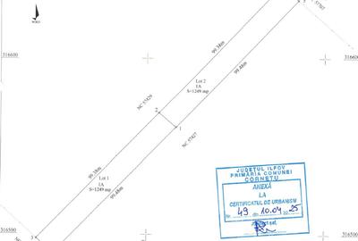 Proprietar - Teren Intravilan - Cornetu | 2 Loturi | 1250 mp/lot | Super Oferta - 4