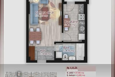 Garsonieră semidecomandată în Theodor Pallady - 4