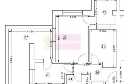 Apartament cu 3 camere decomandat în Olteniței - 2