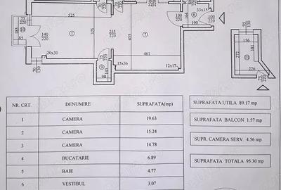 Apatament 4 Camere, 95m , Calea Calarasilor, Piata Muncii - 8