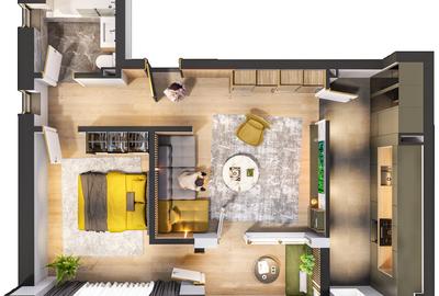 Apartament cu 2 camere decomandat în Galata - 6