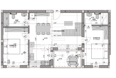 Apartament 3 camere, 2 bai, la cheie, aer conditionat DaVinci Homes, Sibiu - 9