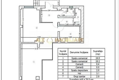 Spațiu comercial, de 76 mp, în Nicolae Grigorescu