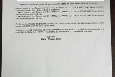 Teren Construcții intravilan de 5651 mp, în Tunari - 8