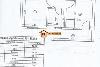 Apartament 3 camere Copou - 18