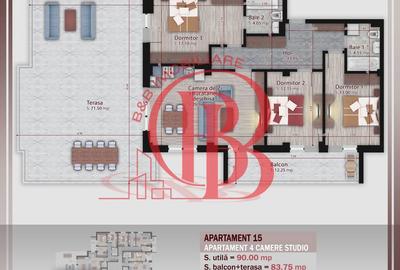 Apartament cu 4 camere în Titan - 10
