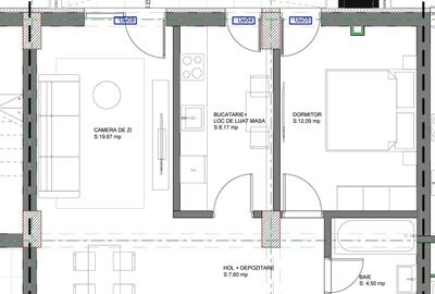 Apartament cu 2 camere decomandat în Kamsas - 3