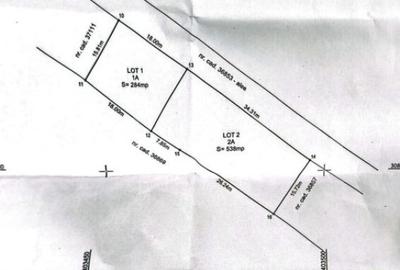 Teren intravilan, 284 mp, pretabil investitie, zona Braniste
