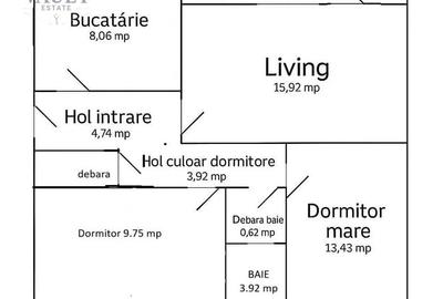 Apartament 3 camere -65,19Mp-Fizicienilor - 7
