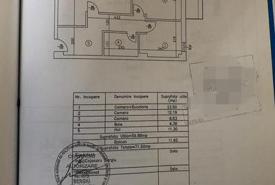 VALEA LUPULUI-ap. 3 camere,mobilat si utilat, 72mp,Brown Luxury, parcare! - 1
