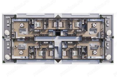 Apartament cu 3 camere semidecomandat în Solidarității - 2