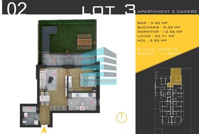 Apartament Modern 2 Camere, 52 mp Gradina, Pallady  Teclu - 5