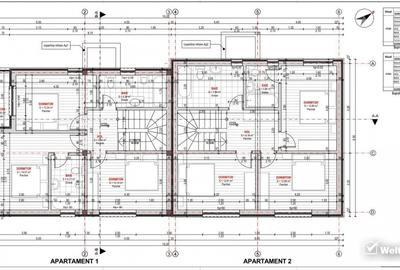 Duplex in complex, semifinisat, Chinteni, 4 dormitoare, 3 bai - 8