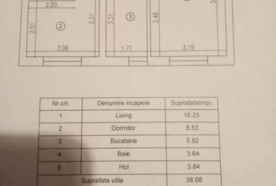 Apartament cu 2 camere decomandat în Roșu - 1