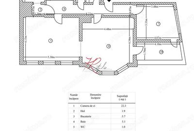 Vanzare apartament 3 camere in bloc mic, Polona - 3
