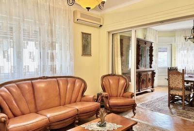 APARTAMENT CU GARAJ, IN VILA, AFLAT PE BULEVARDUL DACIA, MOBILAT SI UTILAT
