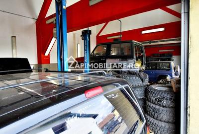 Boxă pentru service auto cu elevator - 2