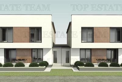 Casă individuală cu 4 camere cu Canalizare în Chiajna