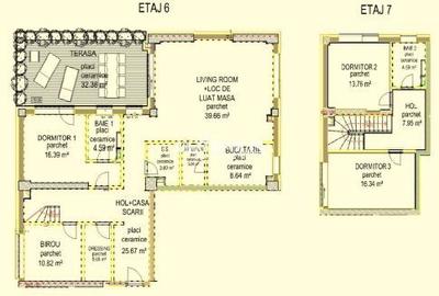Penthouse cu 4 camere decomandat în Astra - 4