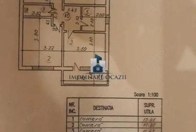 Apartament 3 camere Decomandat Drm. Gazarului - 1