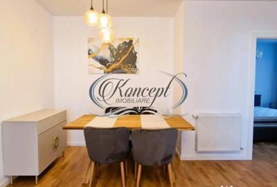 Apartament cu 3 camere semidecomandat, mobilat în Central