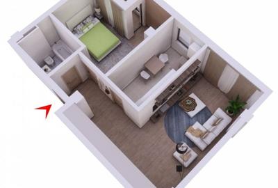 COMISION 0%! 2 CAMERE DECOMANDAT BLOC NOU POPAS PACURARI - 19