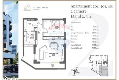 Apartament cu 2 camere în 15 Noiembrie - 7