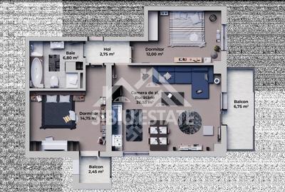 Apartament modern 3 camere, parcare, Calea Surii Mici,Sibiu - 14