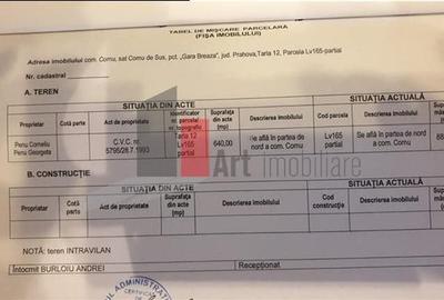 Teren de vanzare Breaza Cornu iesire la DN 1 - 10
