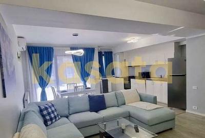 Apartament cu 2 camere semidecomandat, mobilat în Nord