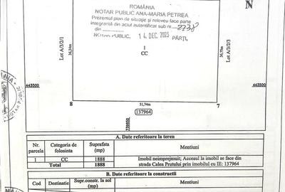 De inchiriat – Teren intravilan 2.077 mp, stradal – zona industriala - 3
