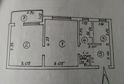 Apartament cu 2 camere semidecomandat, mobilat în Micro 19 - 6