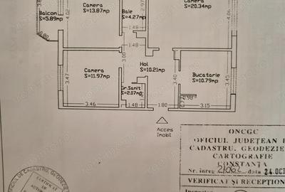 Apartament cu 3 camere decomandat, mobilat în Tomis Nord