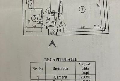 Garsonieră decomandată în Nerva Traian - 2