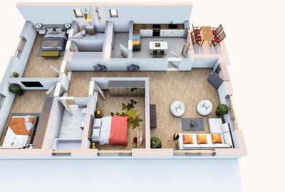 Casă individuală cu 4 camere cu Teren 685 Mp în Ostratu - 7