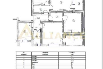 Apartament cu 3 camere decomandat, mobilat în Apărătorii Patriei - 14